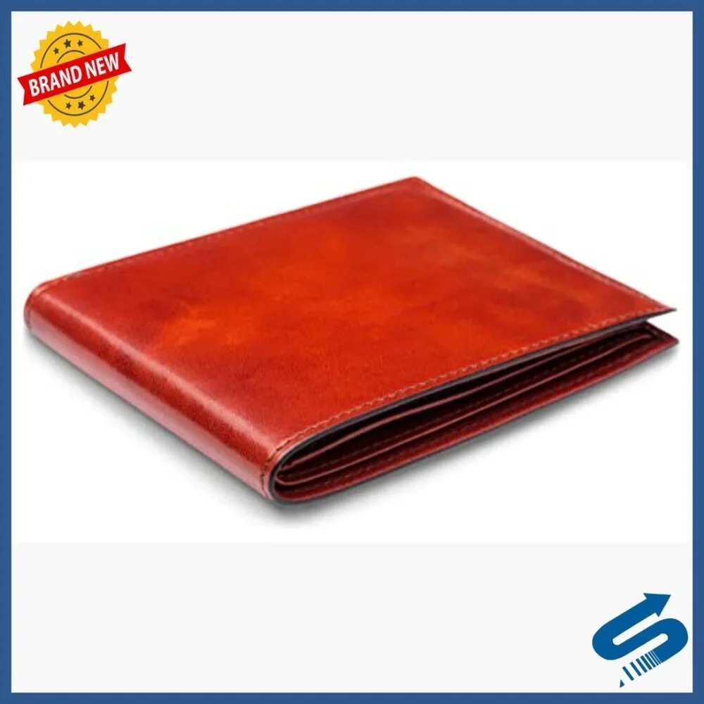 Men's RFID Blocking Leather Executive Wallet with ID Window